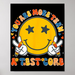 Póster Son Más Que Un Día De Prueba De Prueba Del Profeso