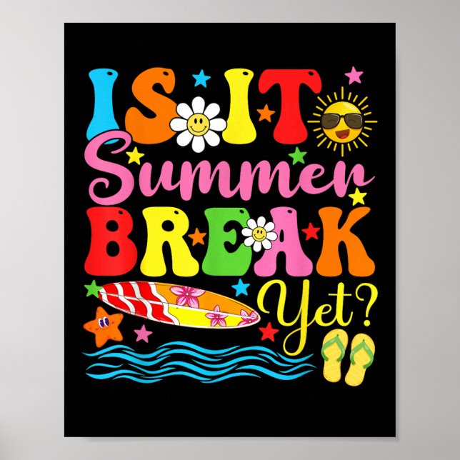 Póster ¿Son vacaciones de verano y de profesores el últim (Frente)
