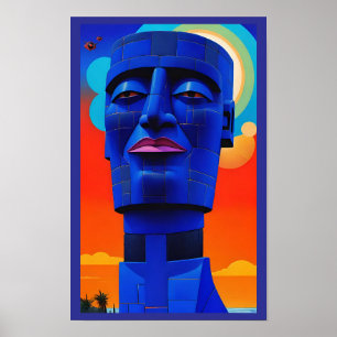 Póster Soñadores azules