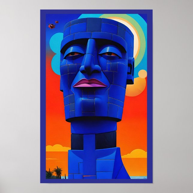 Póster Soñadores azules (Frente)