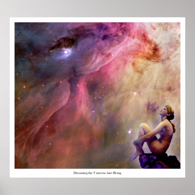 Póster Soñando con el universo en ser (Frente)