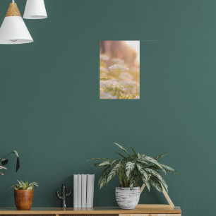 Póster Soñando con las flores