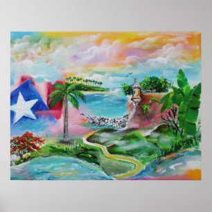 Póster Soñando con Puerto Rico 010823