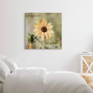 Póster Soñando Con Un Girasol