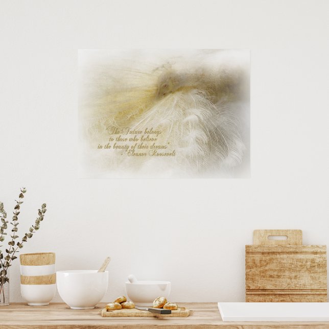 Póster Soñando en blanco (Cocina)