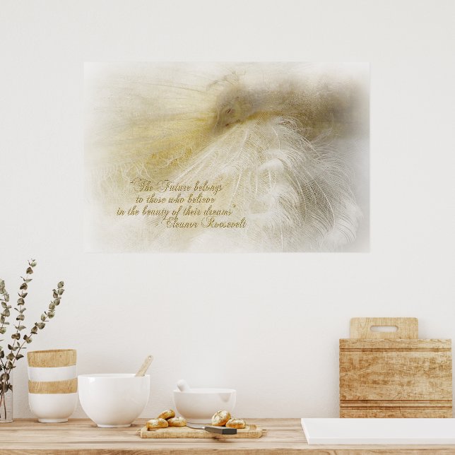 Póster Soñando en Blanco (Cocina)