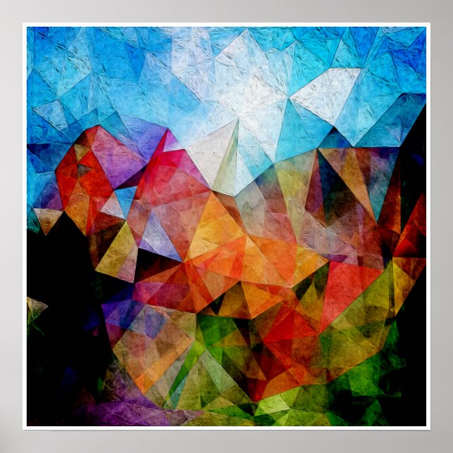 Póster Soñar bajo los cielos azules (Frente)