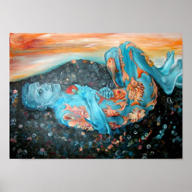 Póster soñar con peces (Frente)