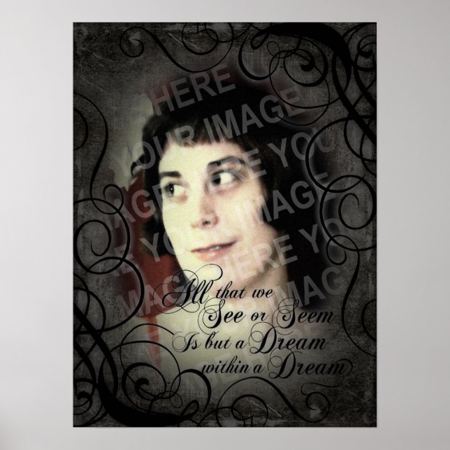 Póster Soñar dentro de unas coordenadas de sueño (Frente)