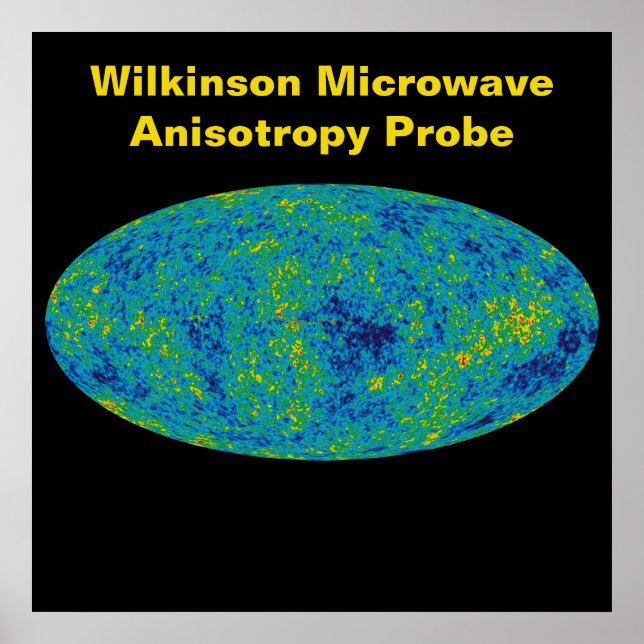 Póster Sonda de anisotropía por microondas Wilkinson Univ (Frente)