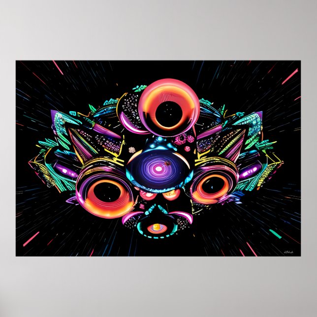 Póster Sonda hiperespacial Choromatsu-9 (Frente)
