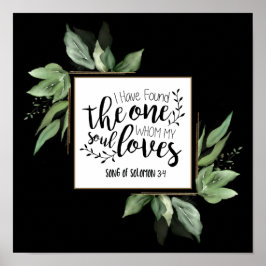 Póster Song of Solomon 3:4 I have found the One Wedding
