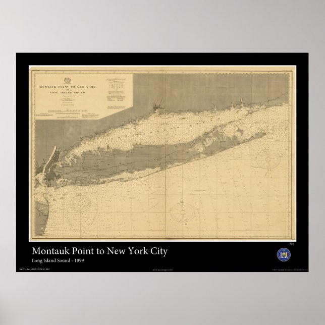 Póster Sonido de Long Island - 1899 (Frente)