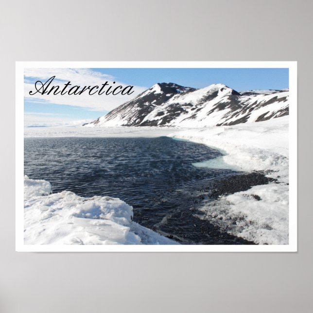 Póster Sonido McMurdo, Antártida (Frente)