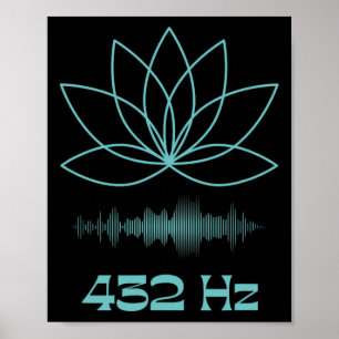 Póster Sonido Th Meditación Nueva Era Yoga Flor de Loto V
