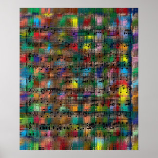 Póster Sonidos de color