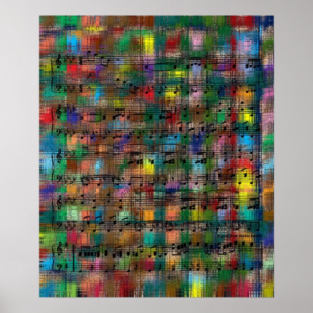 Póster Sonidos de color (Frente)