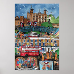 Póster Sonidos de Poster de Londres