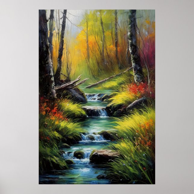 Póster Sonidos relajantes del bosque (Frente)