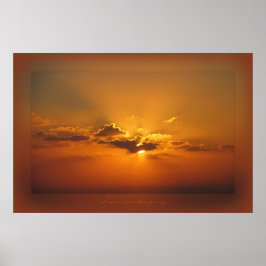 Póster Sonnenuntergang
