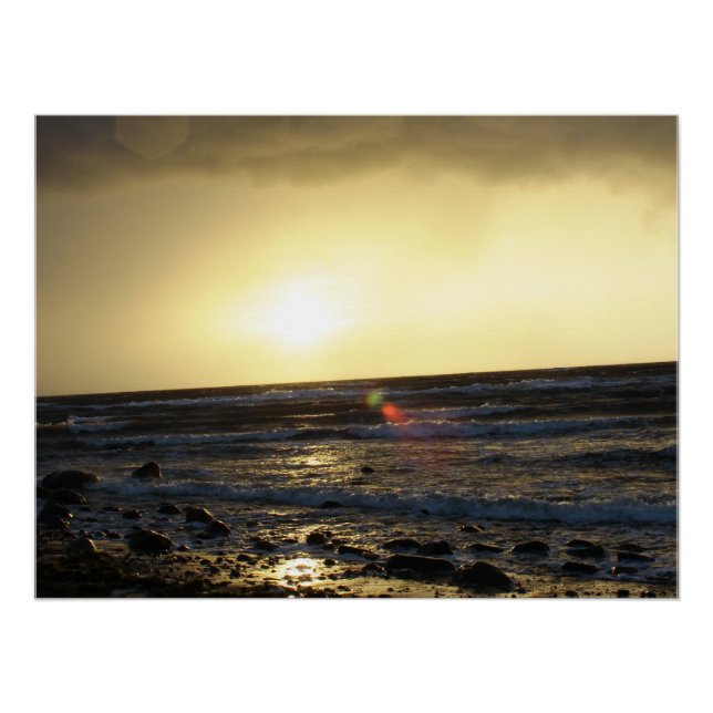 Póster Sonnenuntergang Baltische See (Anverso)