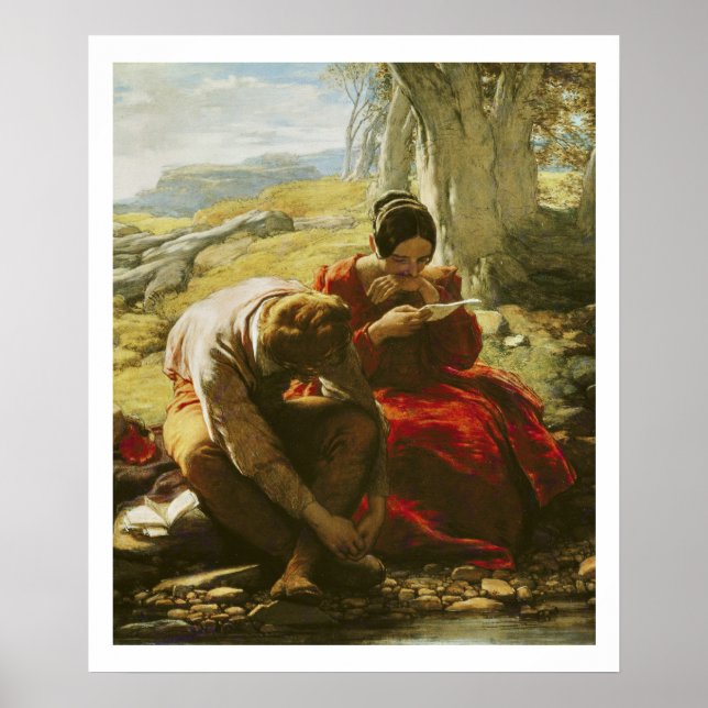 Póster Sonnet, 1839 (aceite en el panel) (Frente)