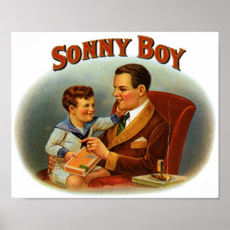 Póster Sonny Boy Cigar Label