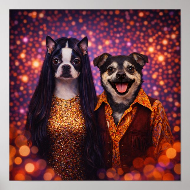 Póster "Sonny & Cher" (Frente)