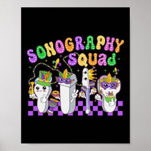 Póster Sonografía divertida Escuadrón de Sonografía Carna