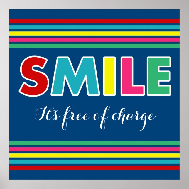 Póster ¡Sonríe! (Frente)