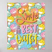 ¡Sonríe es el mejor conjunto! Motivador