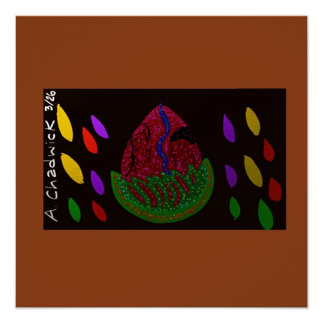 Póster Sonríe más el día de Pascua (Anverso)