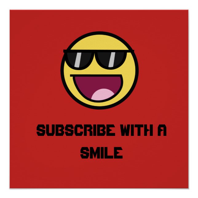 Poster sonriente (Anverso)