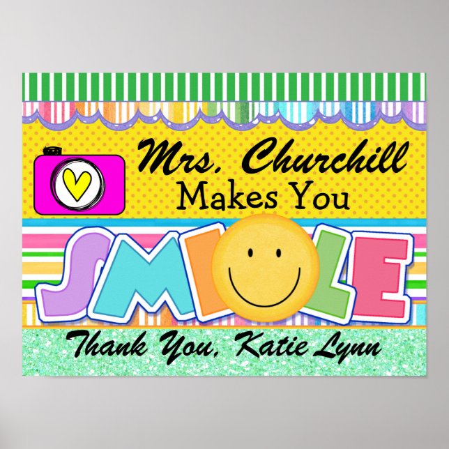 PÓSTER ¡SONRÍO! - SRF (Frente)