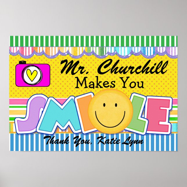 PÓSTER ¡SONRÍO! - SRF (Frente)