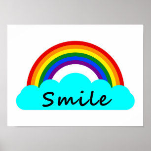 Póster Sonrisa - Arcoiris LGBT