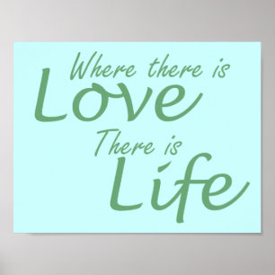 Póster sonrisa de amor