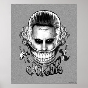 Póster Sonrisa del comodín del pelotón el   del suicidi