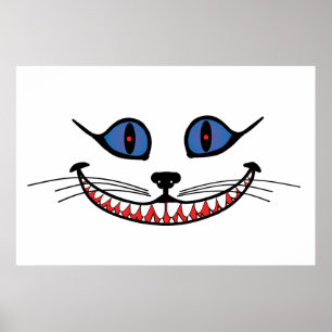 Póster Sonrisa del Gato de Cheshire GRANDE