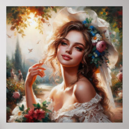 Póster Sonrisa encantadora