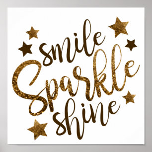 Póster Sonrisa, espuma, Poster Shine Matte