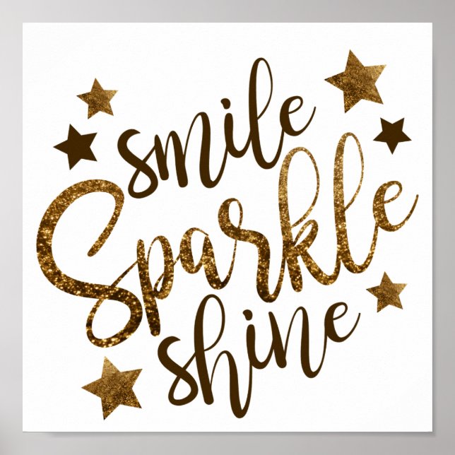 Póster Sonrisa, espuma, Poster Shine Matte (Frente)