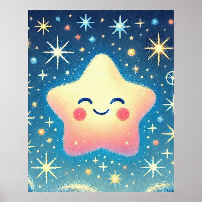 Póster Sonrisa estrellada (Frente)