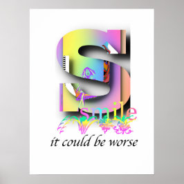 Póster SONRISA Podría Ser Peor