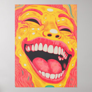 Póster Sonrisa vibrante