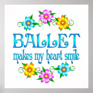 Póster Sonrisas de ballet