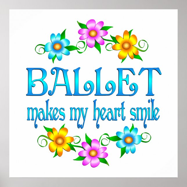 Póster Sonrisas de ballet (Frente)