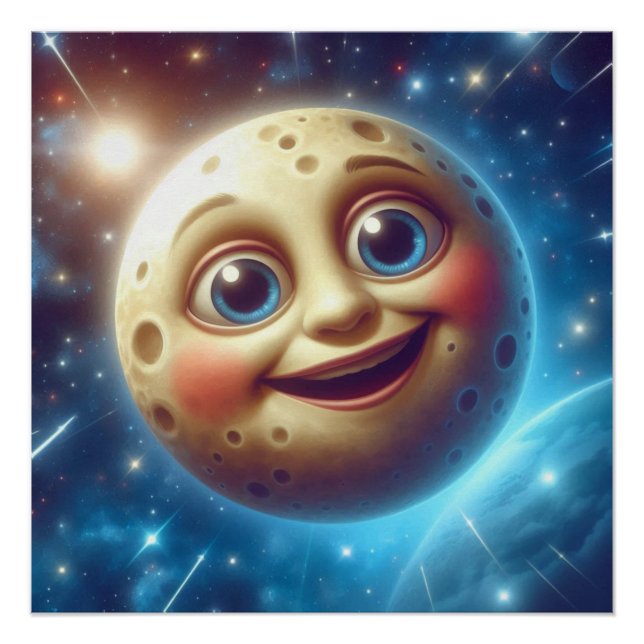 Póster Sonrisas de luna (Anverso)