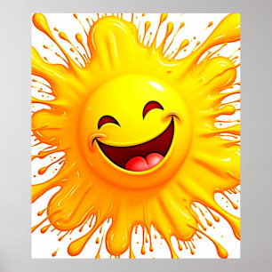 Póster Sonrisas de Sol: Explosión de Alegría