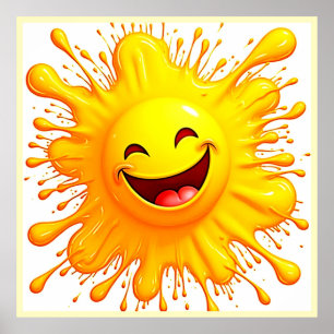 Póster Sonrisas de Sol: Explosión de Alegría